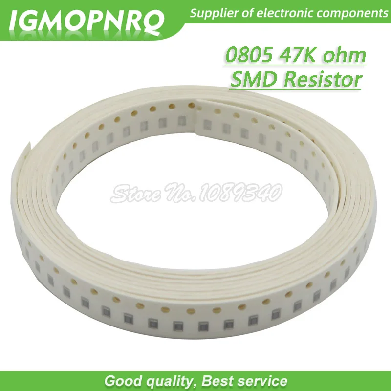 300шт 0805 SMD Резистор 47K Ом Чип-Резистор 1/8 Вт 47K Ом 0805-47K