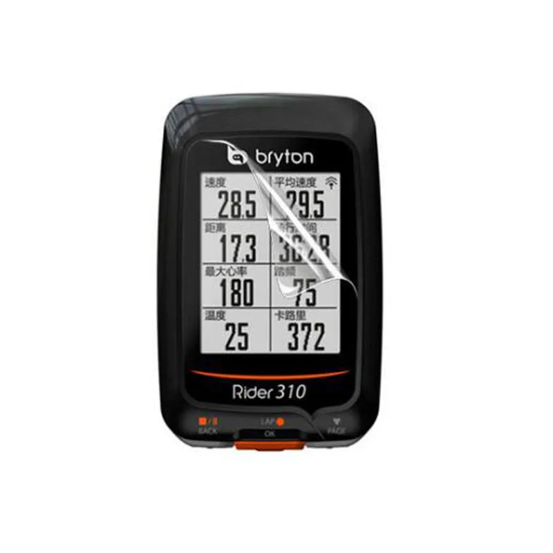 3шт Мягкая Прозрачная Защитная Пленка Для Экрана Bryton Rider 310/330 R310 R330 GPS Протектор Экрана Велосипедного Компьютера