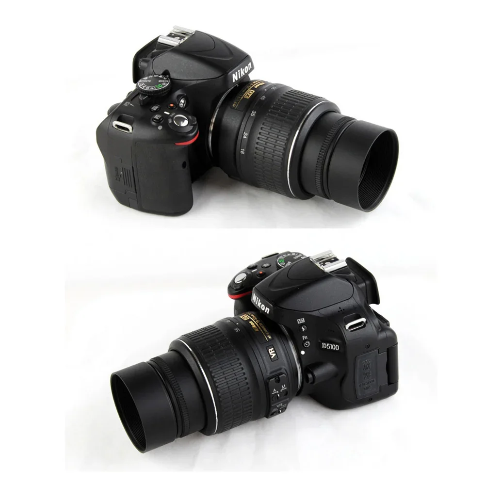 72 72 мм Металлическая Стандартная бленда Объектива С винтовой вставкой Для Sony Pentax Olympus Canon EOS Fuji Leica Nikon D7500 D7200 Аксессуары Для ЗЕРКАЛЬНЫХ Камер Изображение 4 