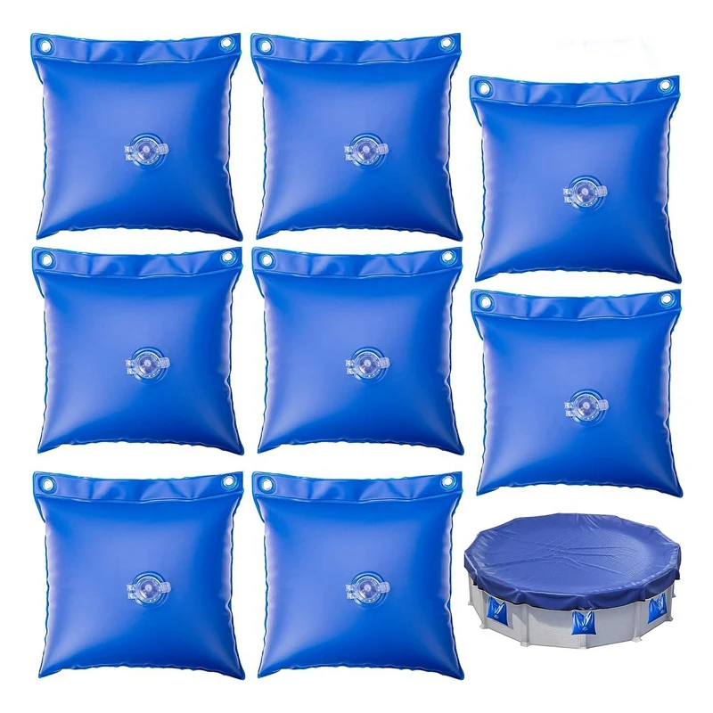 8 упаковок настенных сумок, сумка для воды в бассейне, утяжелители для покрытия бассейна, комплект для утепления бассейна