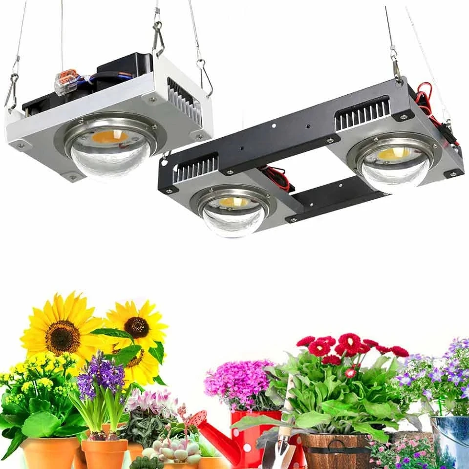 COB LED Grow Light Полный Спектр 100 Вт 200 Вт 300 Вт 400 Вт Лампа Для Выращивания Растений Для Комнатных Растений, Цветов, Теплиц, Гидропоники, Палатки Для Выращивания