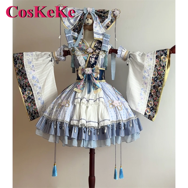 CosKeKe Hakurei Reimu Косплей Аниме Игра Touhou Project Костюм Великолепное Милое Вечернее Платье Женская Праздничная Одежда Для Ролевых Игр