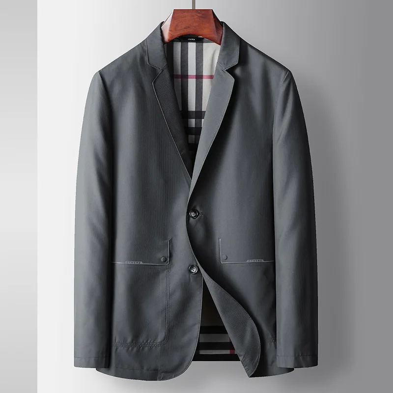 Lin3370-Пиджак, дышащий стрейчевый бесшовный деловой костюм 