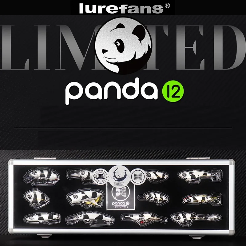 LUREFANS 23 Panda Theme Лимитированная Коллекция Рыболовных Приманок Подарочная Коробка 12 Штук Набор Тонущих Жестких Приманок Сувениры RS6 CC60 R45 X60 VIB Изображение 0 