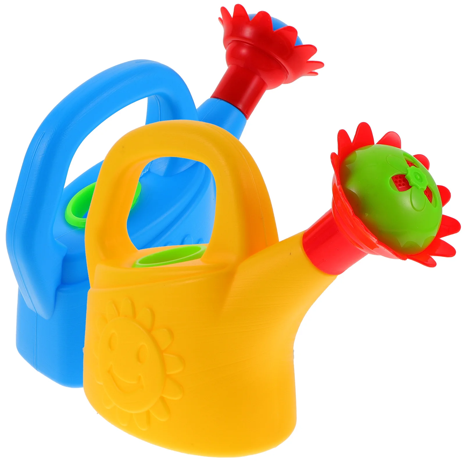 NUOBESTY 2шт Пластиковые лейки Детский чайник для полива Игрушка для купания Развивающая игрушка для (случайный цвет)