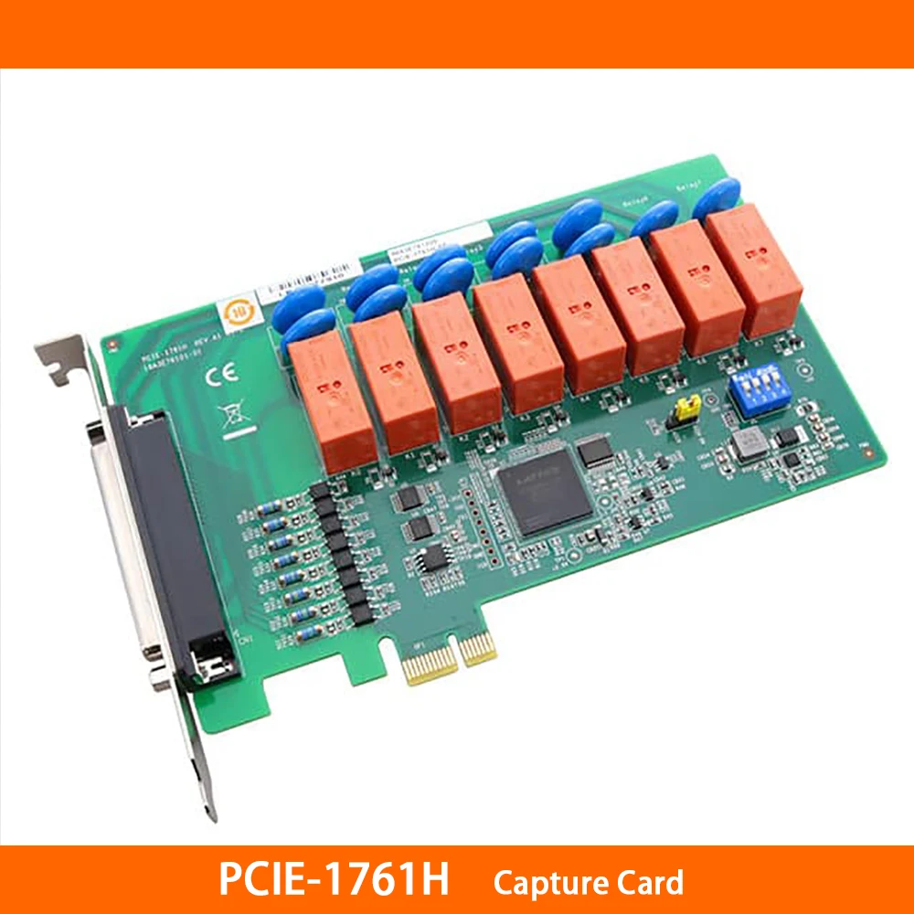 PCIE-1761H для Advantech, 8-канальная карта цифрового ввода с релейной изоляцией, карта управления движением, карта захвата, высокое качество, быстрая доставка