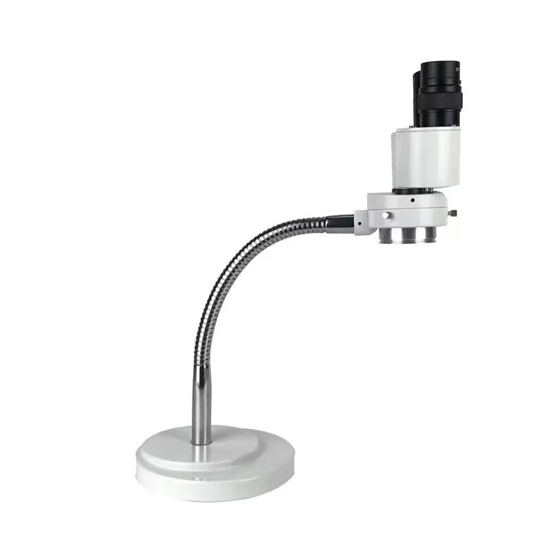 Rx-6D 8X Стереомикроскоп со светодиодной подсветкой Бинокулярный Стереомикроскоп Регулируемый Шланг для стоматолога Инструмент для ремонта сварки полости рта