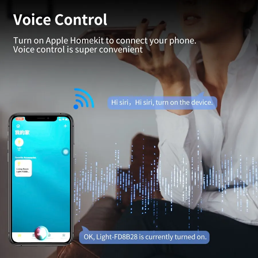 Wifi Умная Светодиодная Лампа 12 Вт E27 Dohome Siri Голосовое Управление RGB Умная Лампа 110 В 220 В Для Alexa Google Home Assistant Изображение 2 