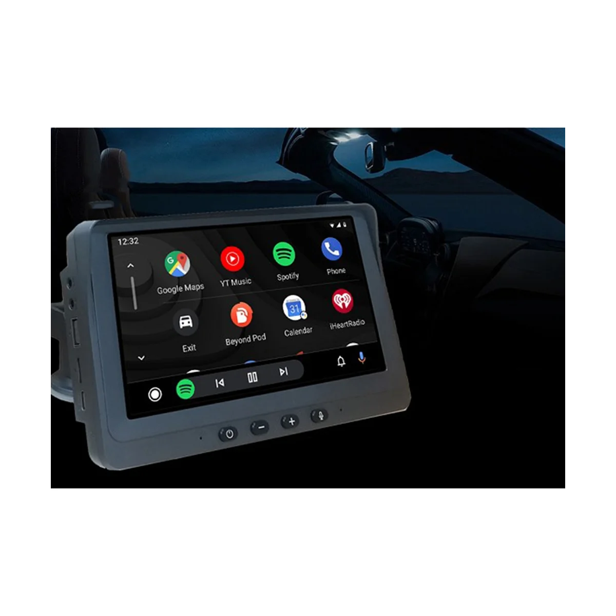 Автомобильная 7-дюймовая Навигация Центральное управление Bluetooth Универсальный Беспроводной Mp5 Carplay HD Цифровой сенсорный экран Изображение 4 
