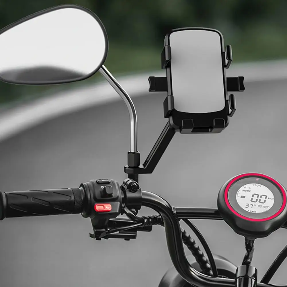 Быстросъемный держатель для велосипедного телефона, устойчивый к тряске держатель для велосипедного телефона, крепление для простой установки с поворотом на 360 градусов