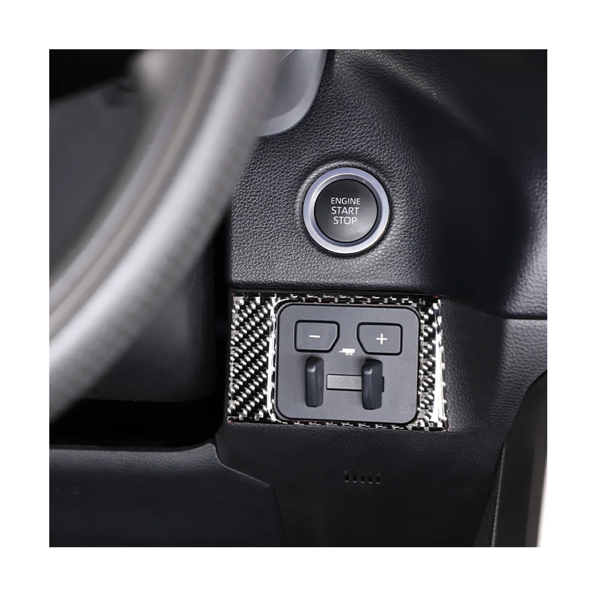 Для Toyota 2022-2023 Автомобильный переключатель усиления тормоза из углеродного волокна Декоративная наклейка на панель Автомобильные Аксессуары Изображение 2 