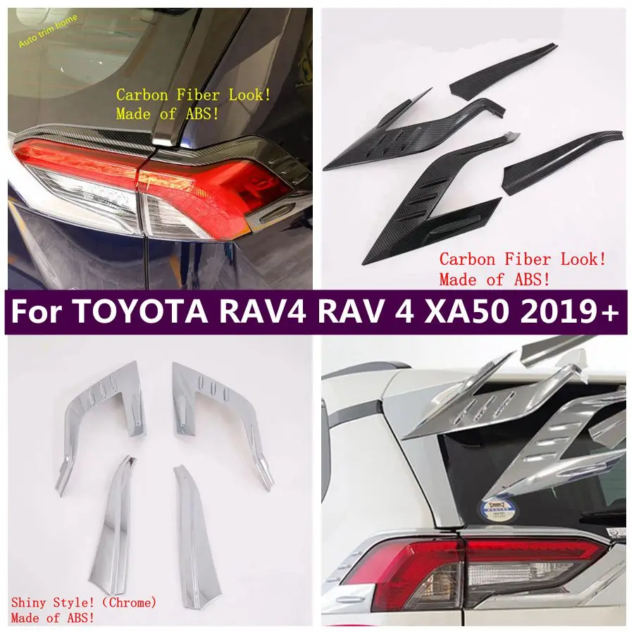 Задние фонари багажника, лампы, полоски для век и бровей, накладка для TOYOTA RAV4 RAV 4 XA50 2019-2023 Аксессуары