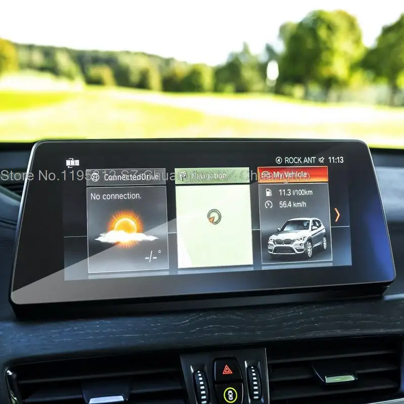 Защитная пленка из закаленного стекла для BMW X1 F48 2016-2020 Автомобильный интерьер GPS навигация ЖК-экран Защита от царапин Пленка