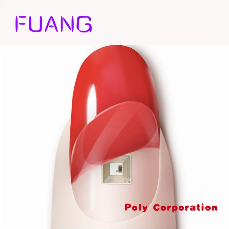 Изготовленная на Заказ Красочная наклейка для ногтей Nfc на палец, Модная светодиодная вспышка, прикрепленные Сцинтилляционные наклейки для ногтей Nfc Изображение 0 