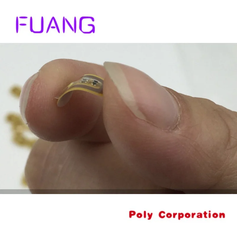 Изготовленная на Заказ Красочная наклейка для ногтей Nfc на палец, Модная светодиодная вспышка, прикрепленные Сцинтилляционные наклейки для ногтей Nfc Изображение 5 
