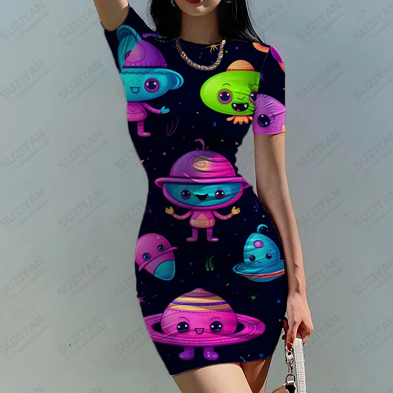 Интересное платье с 3D-принтом 