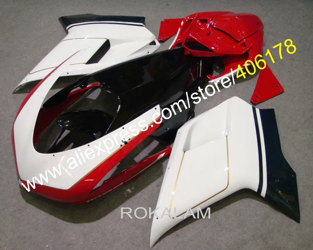 Комплект мотоциклетных обтекателей Для Ducati 848 1098 07-11 1198 2007-2011 Комплект обтекателей ABS для кузова (литье под давлением)
