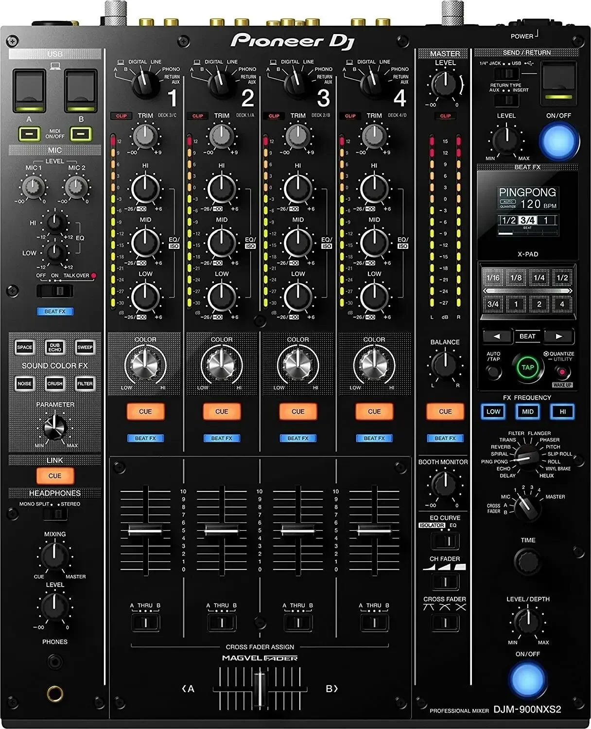 Летняя скидка 50% НА Профессиональный DJ-микшер Pioneer DJM-900NXS2 Изображение 0 