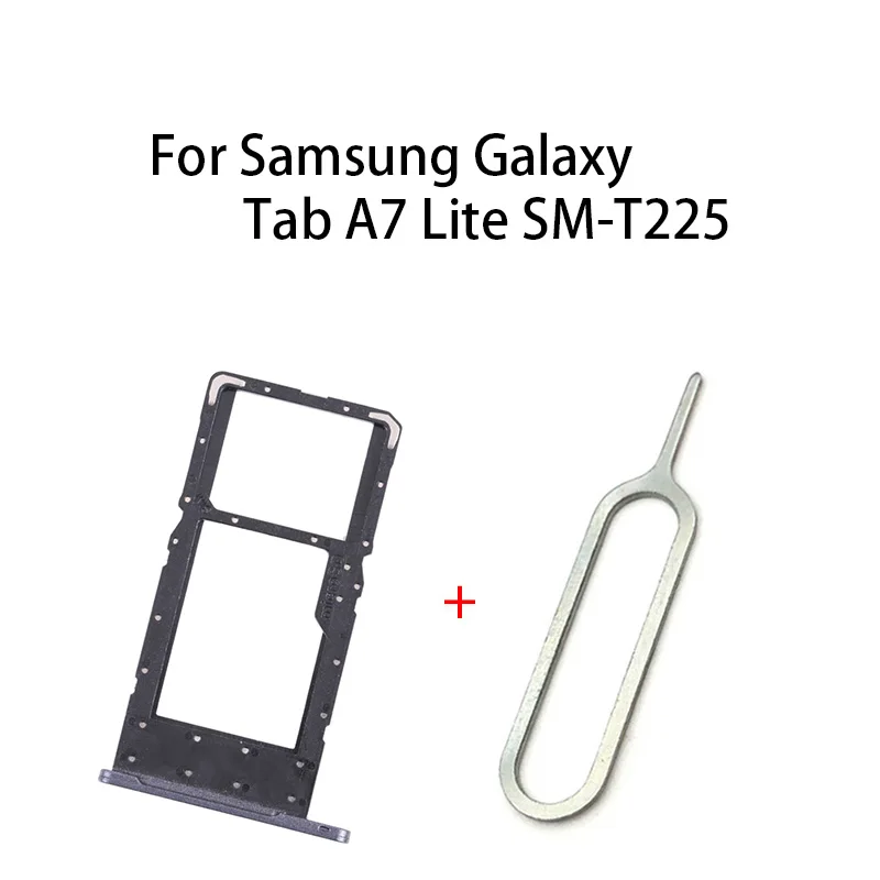 Лоток для SIM-карт + лоток для карт Micro SD для Samsung Galaxy Tab A7 Lite SM-T225