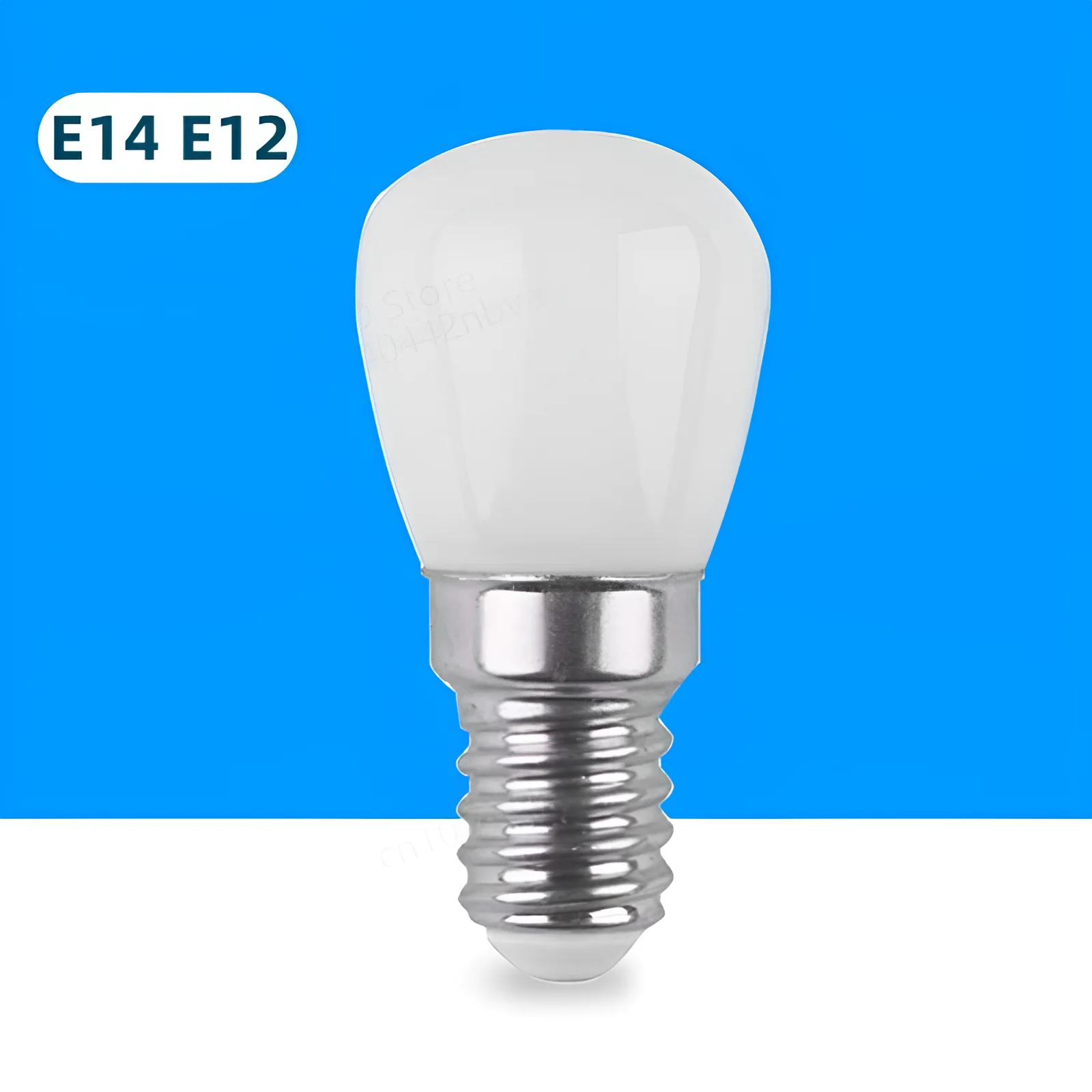 Мини-светодиодные лампочки E14 / E12, лампочки для холодильника, 220 В, лампы для холодильников, винтовые лампы для холодильных витрин.
