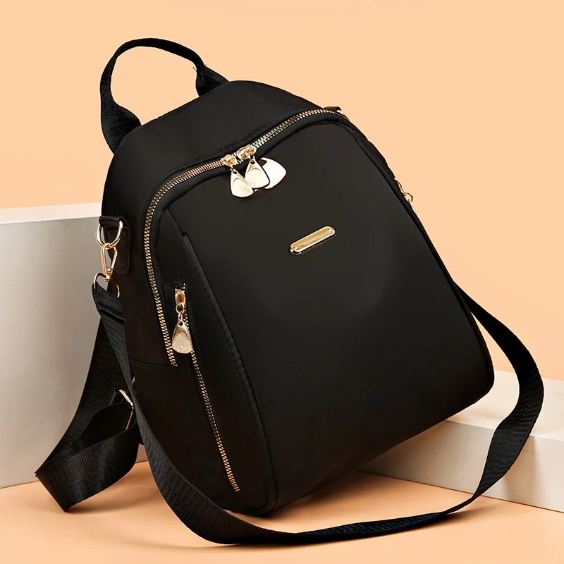 Модный противоугонный рюкзак, женские рюкзаки, многофункциональный рюкзак из ткани Оксфорд для путешествий, модные сумки со съемным плечевым ремнем Изображение 2 