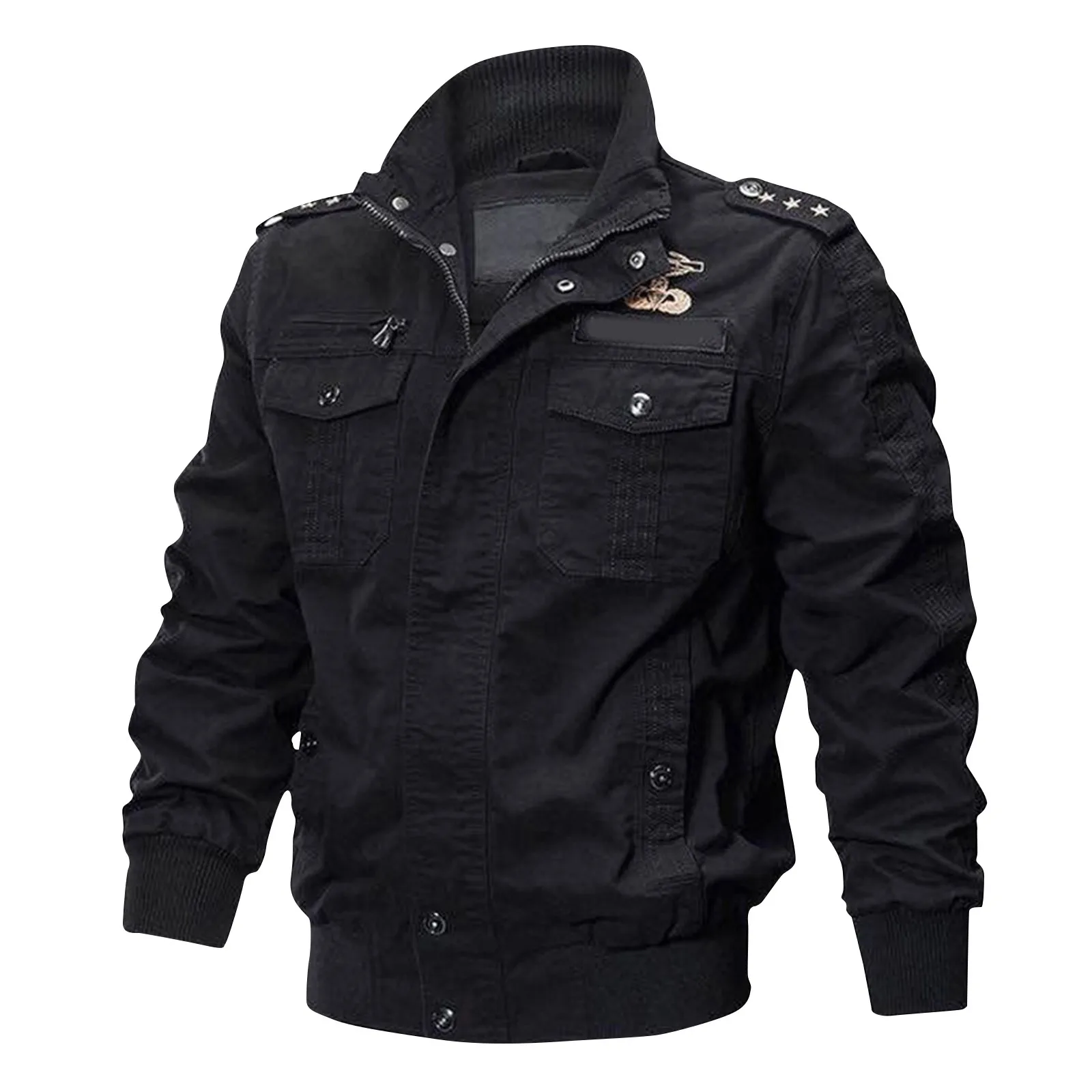 Мужская куртка спецназа, мужская однотонная модная куртка, джинсовое пальто, верхняя одежда, ветровка, куртка-авиатор, мотоциклетное пальто