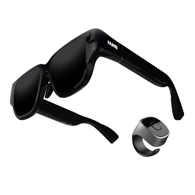 Новые очки INMO AR 3D Smart Cinema Steam VR Game, черные солнцезащитные очки, высококачественные беспроводные проекционные солнцезащитные очки