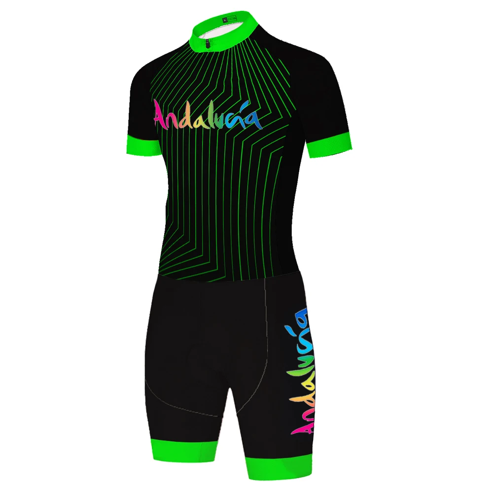 НОВЫЙ андалузский велосипедный комбинезон для мужчин, дышащий, быстросохнущий, ropa ciclismo, комбинезоны, мужской костюм для триатлона, 20D гелевое велосипедное снаряжение