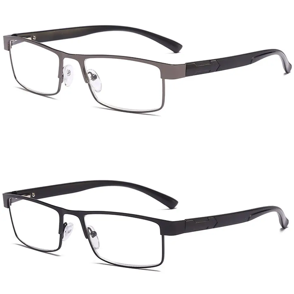 Офисные Простые винтажные Деловые очки для чтения, Ультралегкие очки для защиты глаз, Оптическая оправа Изображение 1 