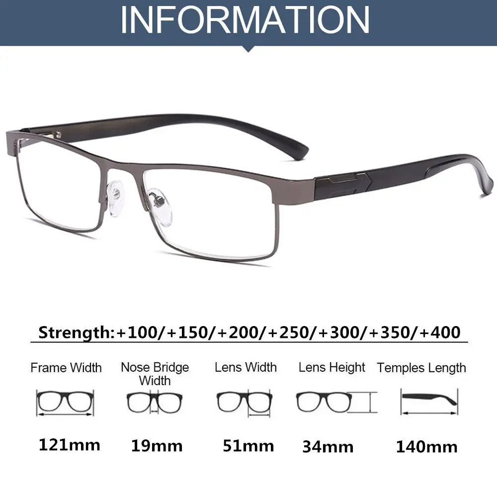 Офисные Простые винтажные Деловые очки для чтения, Ультралегкие очки для защиты глаз, Оптическая оправа Изображение 4 