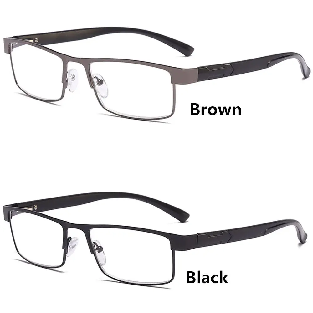 Офисные Простые винтажные Деловые очки для чтения, Ультралегкие очки для защиты глаз, Оптическая оправа Изображение 5 