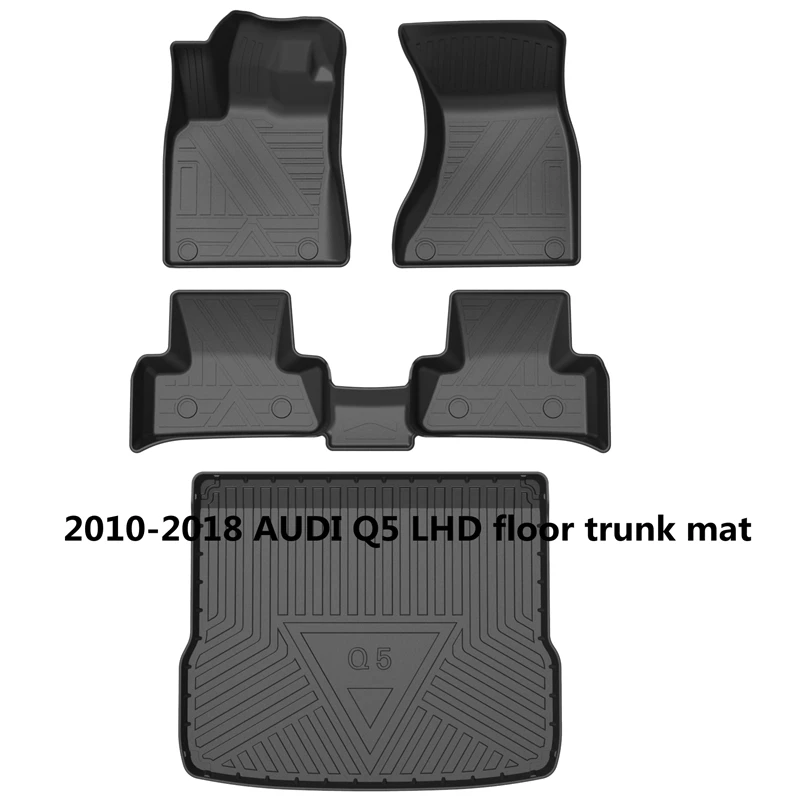 Подходит для AUDI Q5 коврик для пола Q5 ковер AUDI Q5 изготовленный на заказ автомобильный Всепогодный коврик для пола из TPE Q5 коврики для багажника AUDI Q5 автомобильный коврик из TPE