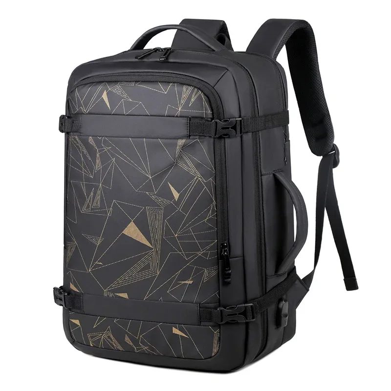 Рюкзак для ноутбука для мужчин, 45 литров, дорожный рюкзак большой емкости, многофункциональный расширяемый рюкзак, Водонепроницаемый деловой рюкзак
