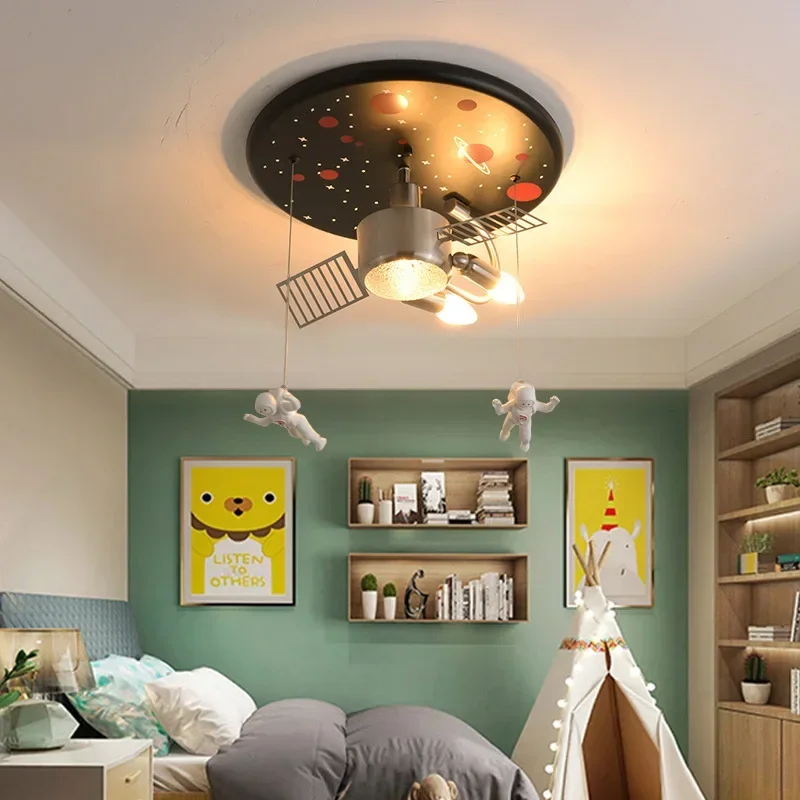 Светильник для детской комнаты, светильник для спальни, мультяшный креативный потолочный светильник