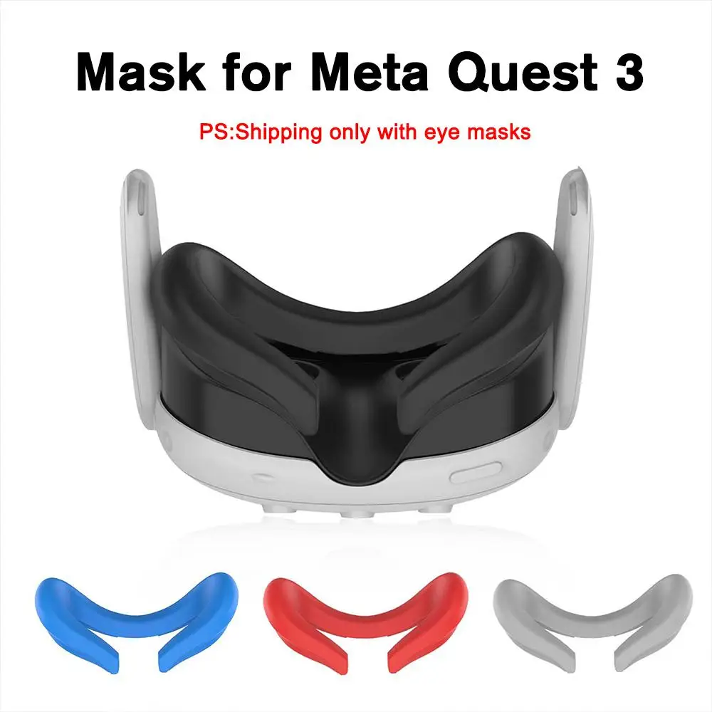 Силиконовая VR-Маска для лица Meta Quest 3 Аксессуары Face Pad VR Facial Interface Непромокаемая Маска Для Лица Подушка Для Meta Quest M7A7
