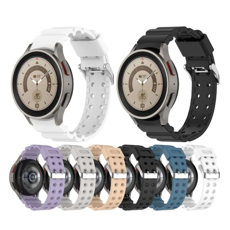 Силиконовые браслеты для умных часов Samsung Galaxy Watch 6/4 classic Watch 5 pro watch 3, ремешок 41 мм