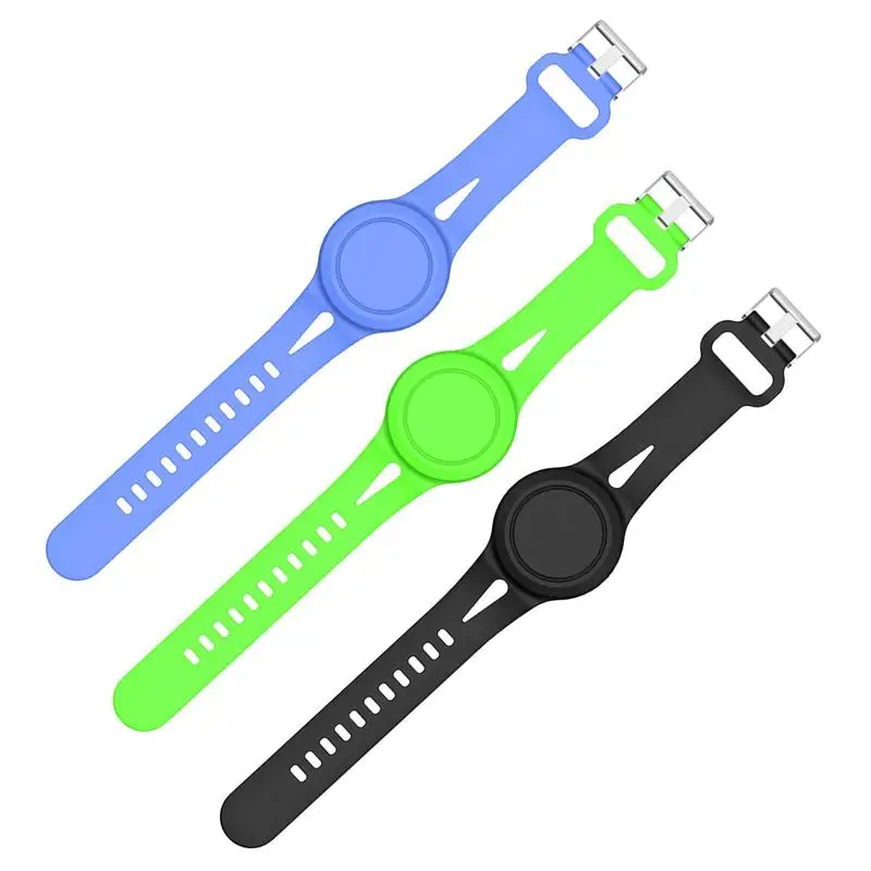 Силиконовый чехол для AirTags, держатель браслета, браслет для детских часов, водонепроницаемый браслет, совместимый с Airtags