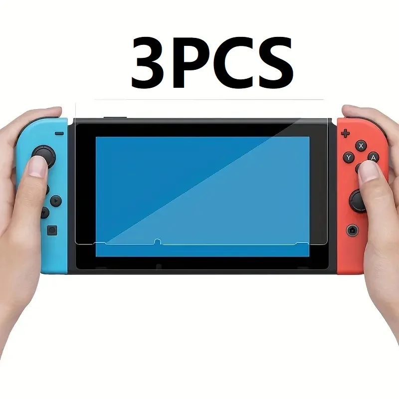 Совместимость с защитной пленкой из ПЭТ-пленки 3шт-Защитная пленка Nintendo Switc для игровой консоли Switch