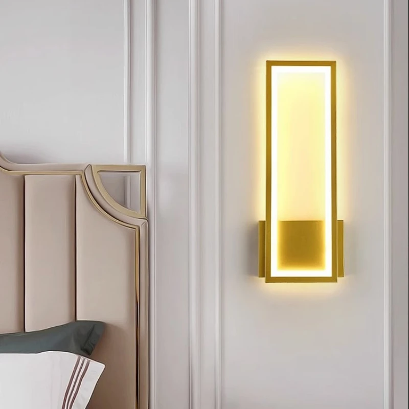 Современный креативный настенный светильник LED Simple TV Background, настенные светильники, Прикроватные тумбочки для спальни, Настенный светильник, Украшения для кухни, внутреннее освещение