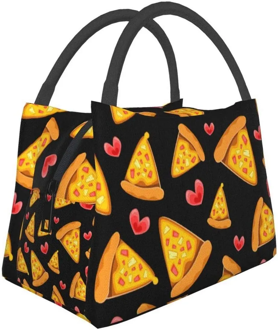 Тепловая Портативная изолированная сумка для ланча Like To Eat Pizza, водонепроницаемая сумка-бенто для офиса, школы, пеших прогулок, пикника на пляже, рыбалки