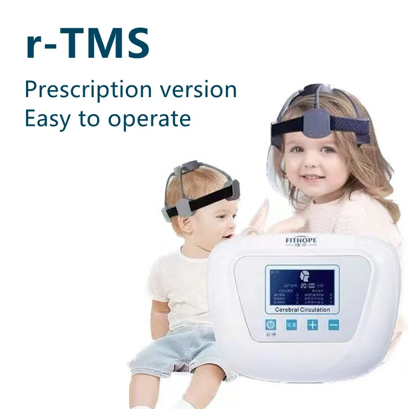 Транскраниальная магнитная стимуляция RTMS для домашнего медицинского применения При лечении синдрома Туретта, СДВГ, задержки развития аутизма