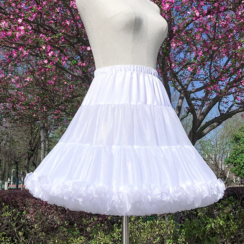 Тюлевая нижняя юбка в стиле Лолиты, платье для косплея, нижняя юбка-балетная пачка 2023