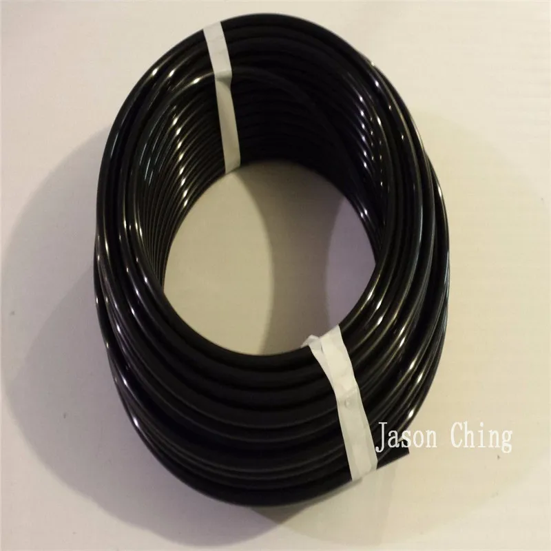 Черный 5 М 8 мм (наружный диаметр) x 5 (внутренний диаметр) полиуретановый шланг из полиуретана
